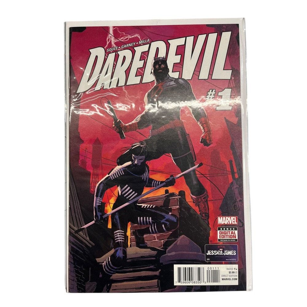 Daredevil #1 Comic Book 2015 Marvel Comics Soule Garney Milla Bonus Digital Ed